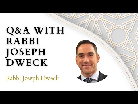 Q&A With Rabbi Dweck | Mishne Tora Vs Shulhan Arukh, Reciting Tehillim, the Future of Judaism