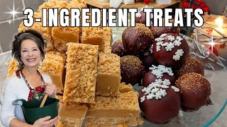 2 EASY NO BAKE 3-INGREDIENT DESSERTS