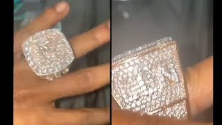YFN LUCCI SHOWING OFF THAT BIG BUST DOWN DIAMOND RING