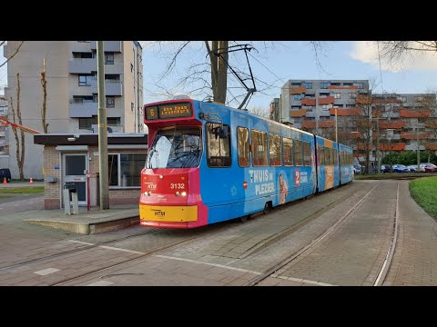 HTM tramlijn 6 Den Haag Leyenburg - Leidschendam Noord | GTL8 3132 | 2020