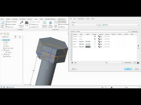 PARAMETERS IN CREO PARAMETRIC