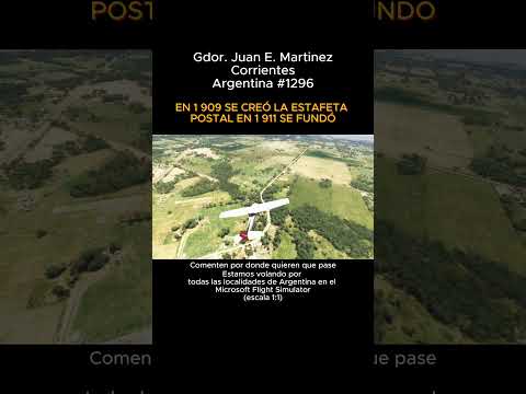 Gdor. Juan E. Martinez, Corrientes desde el Microsoft Flight Simulator #gobernadorjuanemartinez