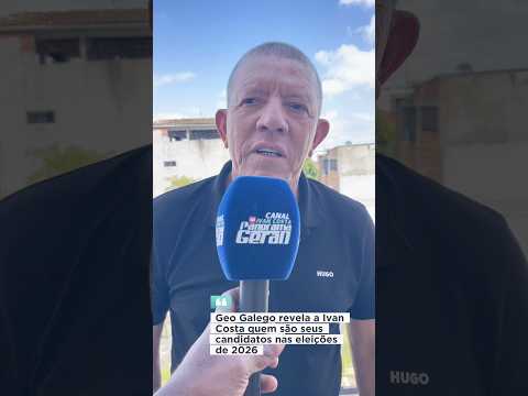 Geo Galego revela seus candidatos para as eleições 2026 em Amélia Rodrigues