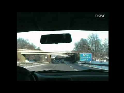 Letzte Fahrt auf der alten A4 bei Eisenach