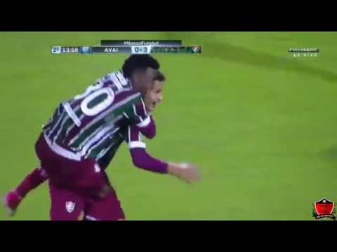 Gol de Mascarenhas Avaí 0 x 3 Fluminense Série A 2017