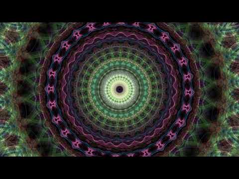 Silent Fractal Flame Radial Kaleidoscope Screensaver - Hypnotize Yourself Video