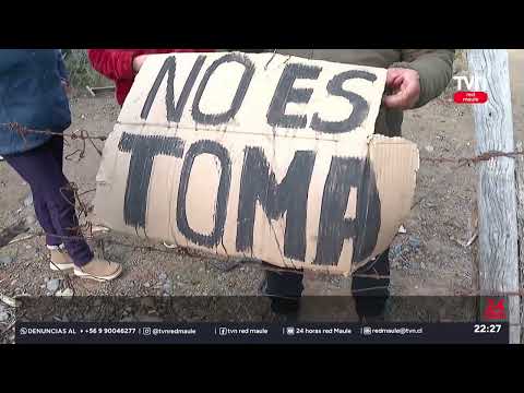 Familia se toma terreno en Hualañé asegurando que era de su tatarabuelo | 24 Horas TVN - Red Maule