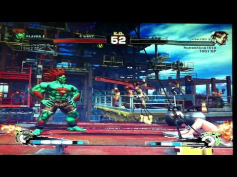 ssf4 BruceWayneRuny (BL) vs hanashima1016 (CH)