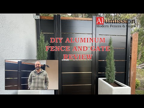 DIY aluminum fence and gate review.