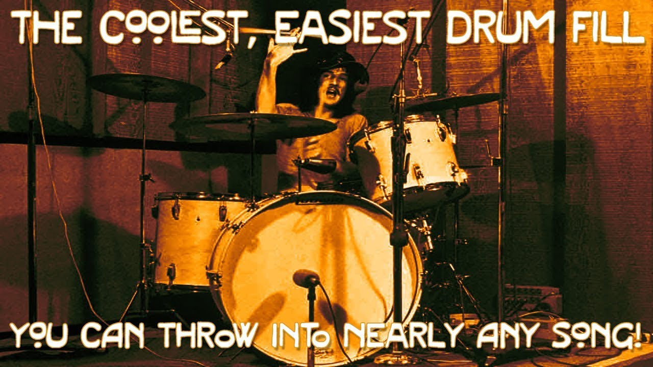 The Coolest John Bonham Drum Fill You Can Put In Almost Any Song - YouTube