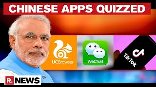 Centre Fires Questionnaire To 59 Chinese Apps Over Data Security | DOWNLOAD THIS VIDEO IN MP3, M4A, WEBM, MP4, 3GP ETC