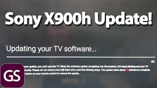 How To Update Sony X900H X90CH Firmware Now To Latest Version
