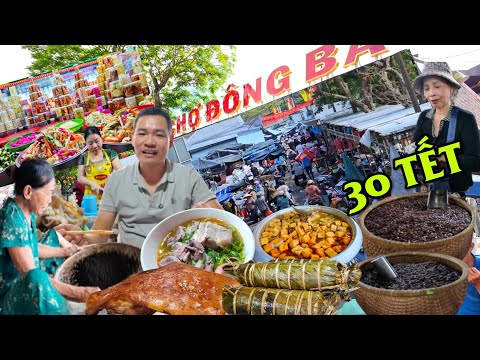 DONG BA MARKET, HUE - 30TH DAY OF THE LUNAR NEW YEAR - A SHOPPING ATMOSPHERE IN PREPARATION FOR N...