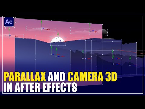 Camera 3D - Parallax | Landscape Animation in After Effects Tutorials