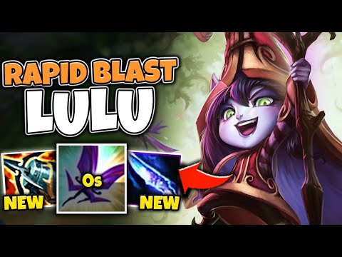THIS ITEM GIVES LULU ZERO COOLDOWNS! *NEW* MACHINE GUN LULU IS INSANE - League of Legends