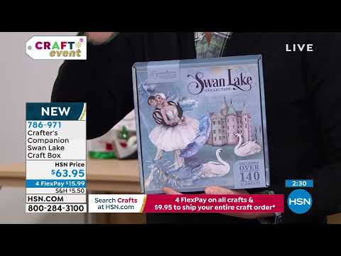 Crafter's Companion Sara Signature Swan Lake Craft Box