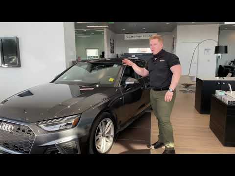 Eric Senff showcases the fully updated TECHNOLOGY in the 2021 Audi A4 at Serra Audi Traverse City.
