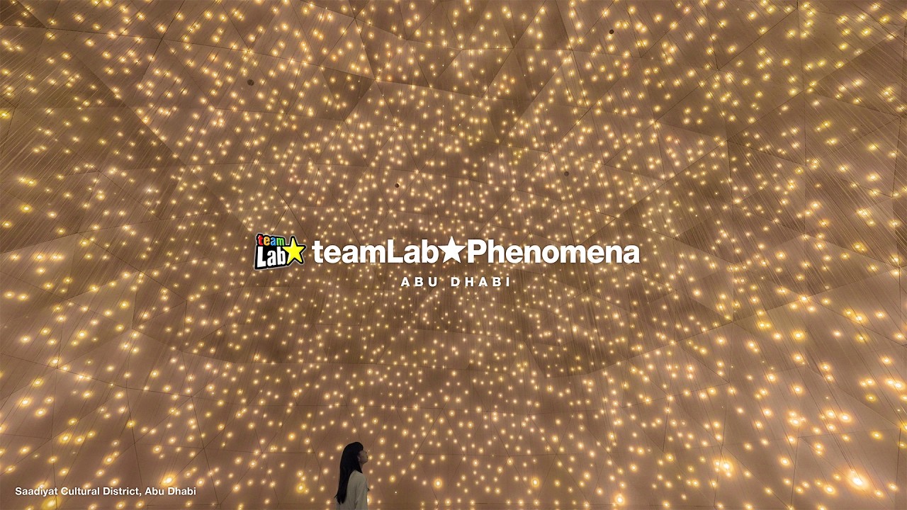 teamLab Phenomena Abu Dhabi ハイライト動画