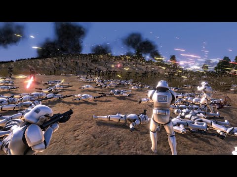 25,000 STORMTROOPERS VS 25,000 MODERN SOLDIERS - UEBS MODS - Ultimate Epic Battle Simulator