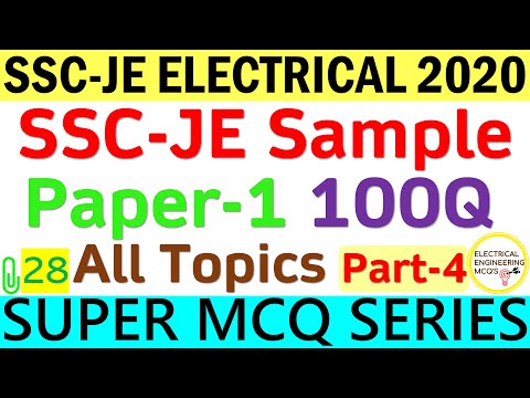 SSC-JE Sample Question Paper | Part-4 | Class 28 |  हिंदी 🔴 Video