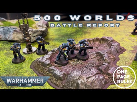 500 Worlds of Ultramar One Page Rules Battle Report