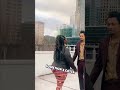 Rooftop Romance: Dancing Through Change with City Views! #shorts