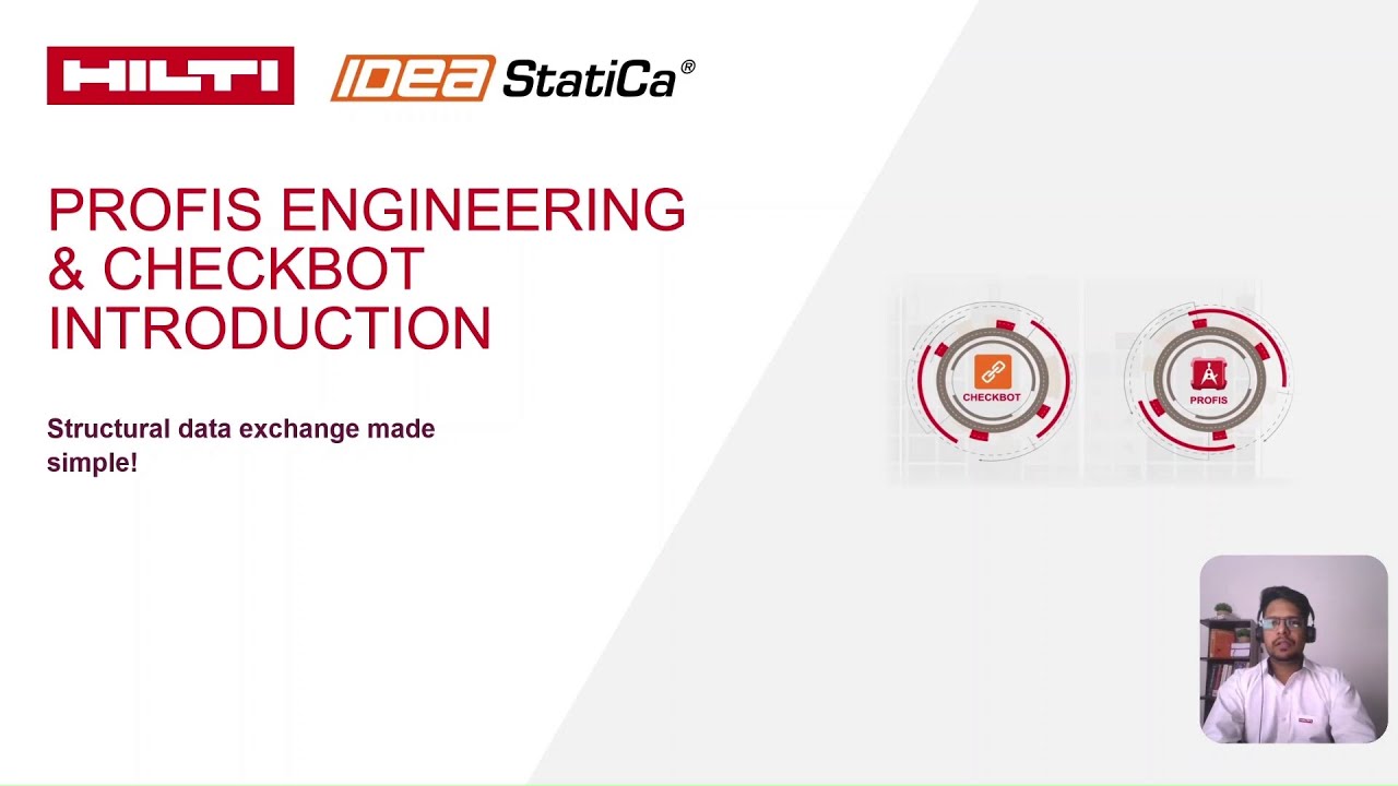 Webinar recording: integrating PROFIS Engineering with IDEA Statica through Checkbot