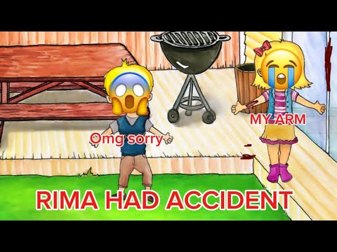 My play home plus-rima had accident 😢😱￼
