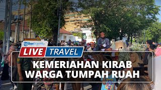 Kemeriahan Kirab Pernikahan Kaesang-Erina di Solo, Warga Tumpah Ruah di Jl Slamet Riyadi