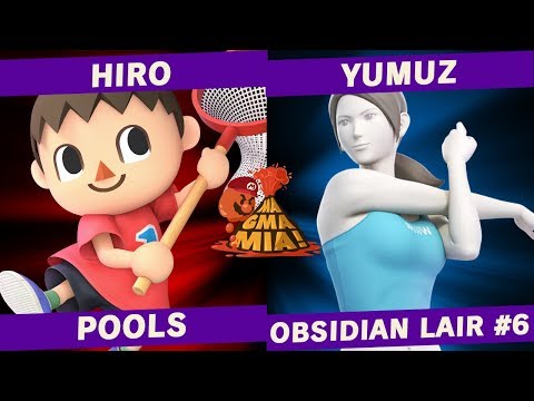 Hiro(Toon Link\Villager) vs Yumuz(Wii fit Trainer) - POOLS - OBISDIAN LAIR #6