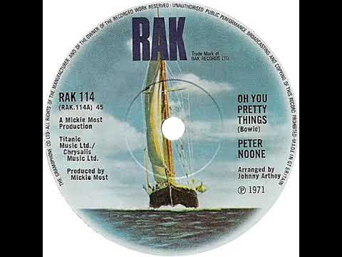 UK New Entry 1971 (89) Peter Noone - Oh You Pretty Things