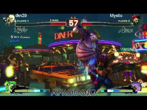 SSF4 - AFRODOJO 7/22/2010 - dkn29(Rufus) vs Mystic(Akuma)