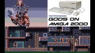GODS gameplay on Commodore Amiga 2000 HD with 68020 CPU / 6MB RAM