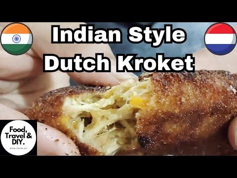 Indian-Style Dutch Kroket Recipe 🇮🇳🍴 | Crispy & Flavorful Twist