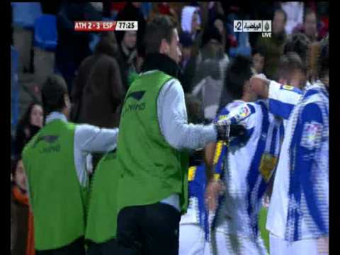 Espanyol 3 VS Atletico Madrid 2 ( Osvaldo goal ) هدف اسبانيول الثالث