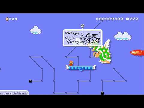Cool Conflicts: Falcon's Moves by Hawke - Miiverse - SUPER MARIO MAKER - NO COMMENTARY 1bh