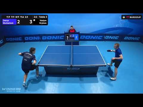 13:15 Denys Shcherbak - Vadym Hryban 17.07.2023 TT Euro.Cup Ukraine  Star. Table 3
