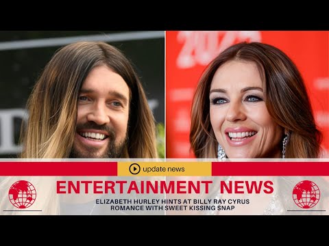 Billy Ray Cyrus Is SMITTEN With Elizabeth Hurley After Sweet Kissing Snap