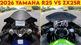 Download lagu (2026) Yamaha R25 VS NINJA ZX25R | 0 TO 200 | TOPSPEED !!! mp3 Download lagu (2026) Yamaha R25 VS NINJA ZX25R | 0 TO 200 | TOPSPEED !!! mp3