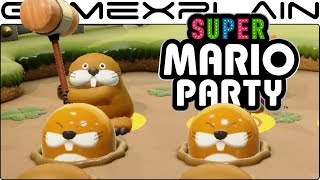 The Cruel Irony of Monty Mole Playing Whack-a-Mole - Super Mario Party Easter Egg
