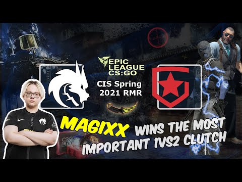 Magixx Wins the most important 1vs2 Clutch, Spirit vs Gambit, EPIC League CIS 2021