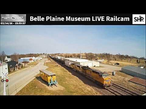 Live webcam view of Belle Plaine Museum Railcam