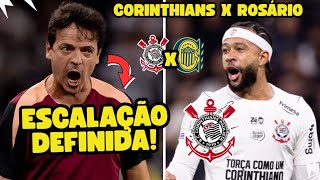 ESCALAÇÃO DO CORINTHIANS CONTRA O ROSÁRIO! MEMPHIS DEPAY VAI SER TITULAR? VEJA O TIME PARA LIBERTA!