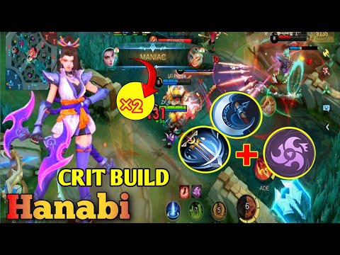 Hanabi New Crit Meta Build 2026 (Assassin Emblem) ke liye ready hai 🔥 MLBB gameplay 