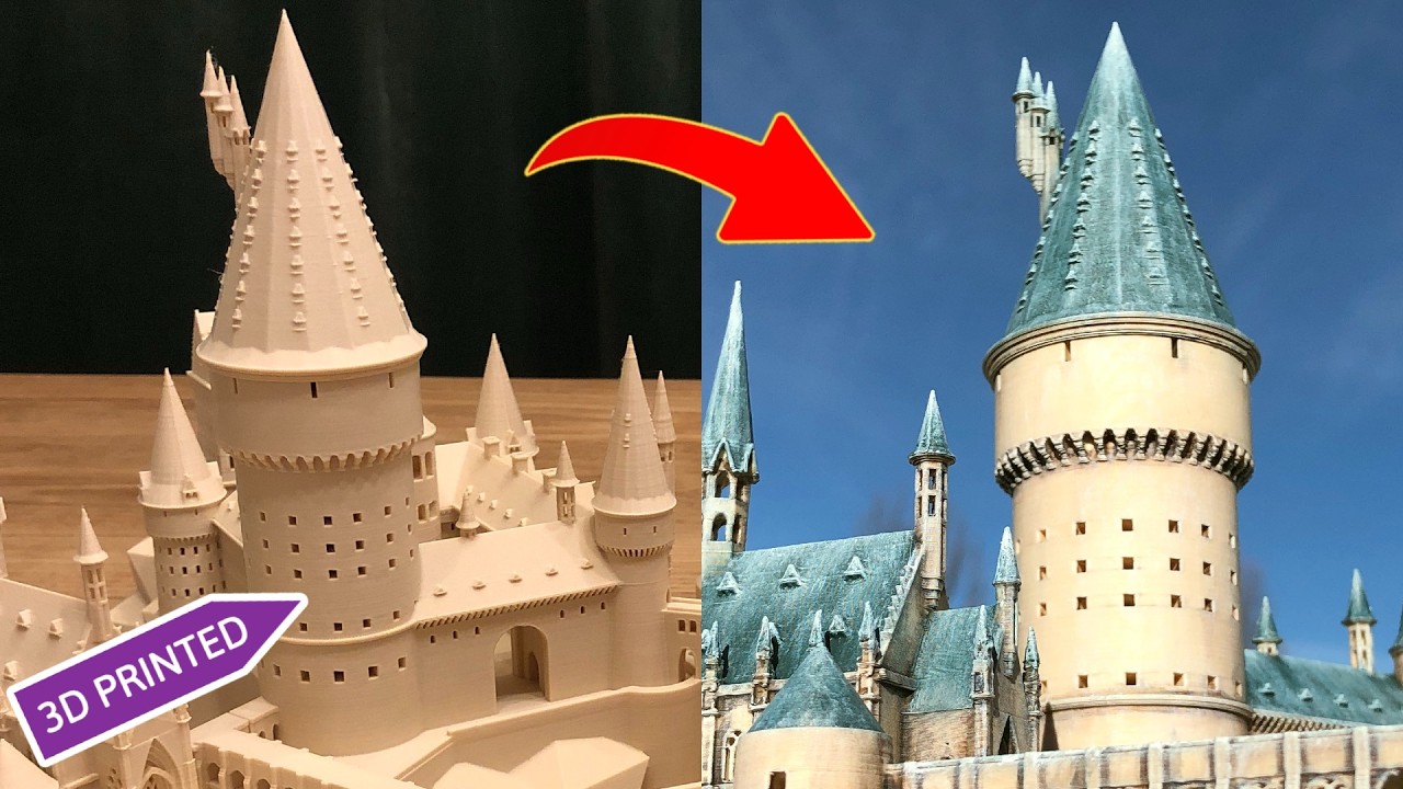 Making HOGWARTS - 3D Printing and Painting the Castle