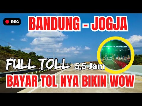 Exclusive trip from Bandung to Jogja Full Toll Footsteps #vlog