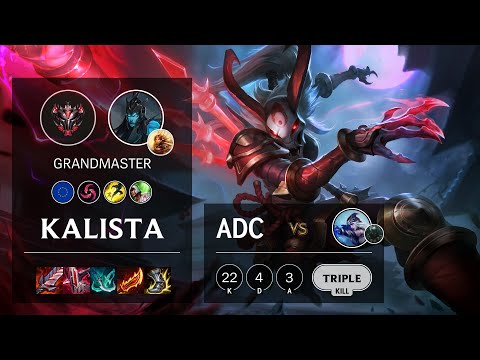 Kalista ADC vs Ashe - EUW Grandmaster Patch 10.23