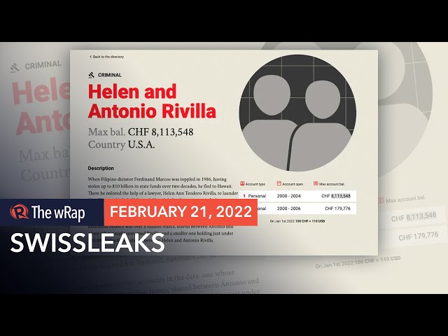 Marcos dummy for money laundering held 8 million francs in Swiss bank until 2006