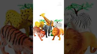 6pcs. Zoo Wild Animal | Animal Educational Learning Big Size Toys #shorts #trending #viral