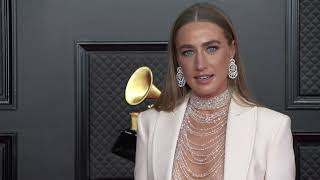 Ingrid Andress on the Red Carpet I 2021 Annual GRAMMY Awards